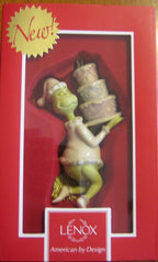 Lenox Grinch Takes The Cake Figurine Ornament Dr Seuss Who Stole Christmas NEW2