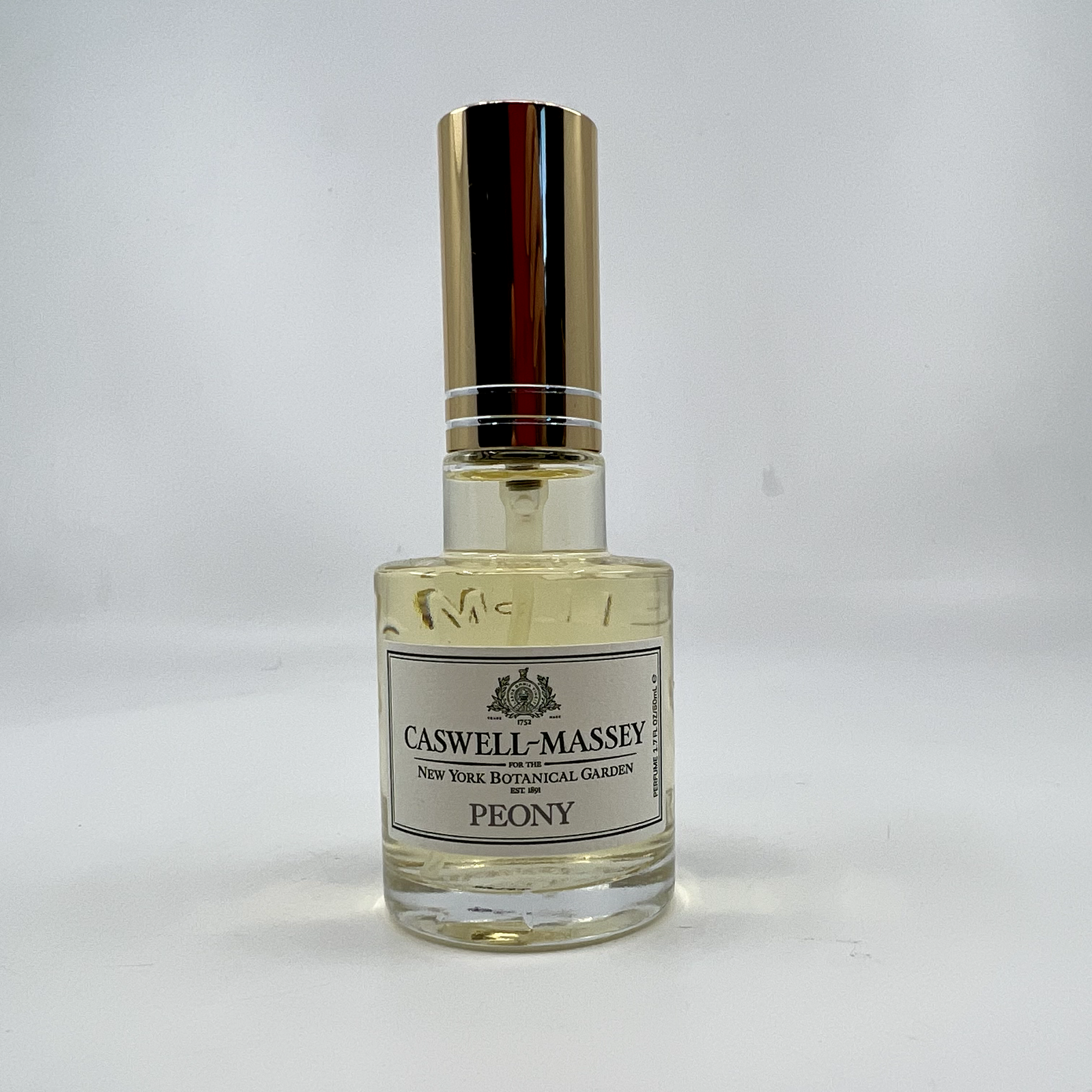 Caswell-Massey Peony Perfume Spray Living Floral NYBG 1.7 fl oz Gift Box New2