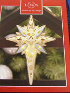 Lenox First Blessing Nativity Star Of Bethlehem Ornament Lighted For Creche NEW1
