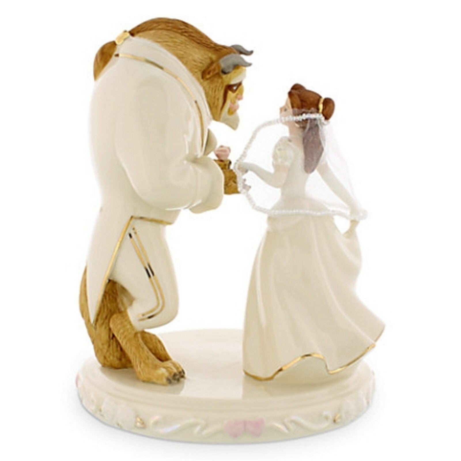 Lenox Disney Belle's Wedding Dreams Figurine Cake Topper Beauty & The Beast  NEW2