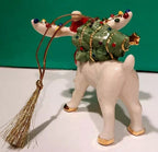 Lenox 2024 Marcel Moose Figurine Ornament Annual Carrying Christmas Tree NEW2