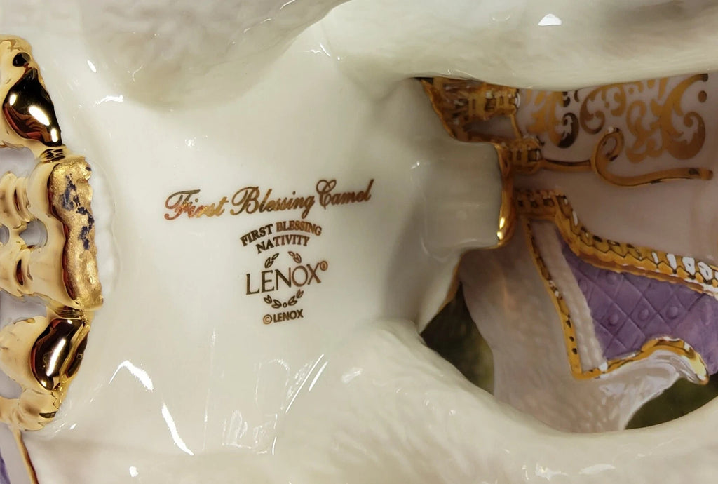 Lenox First Blessing Nativity Standing Camel Figurine Purple Saddle 1st NEW BOX9