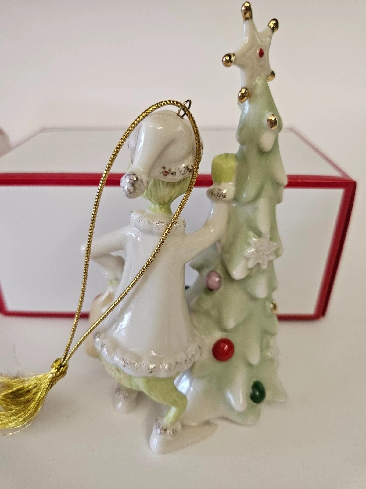 Lenox 2018 Sneaky Greedy Grinch Figurine Ornament Who Stole Christmas Tree NEW2