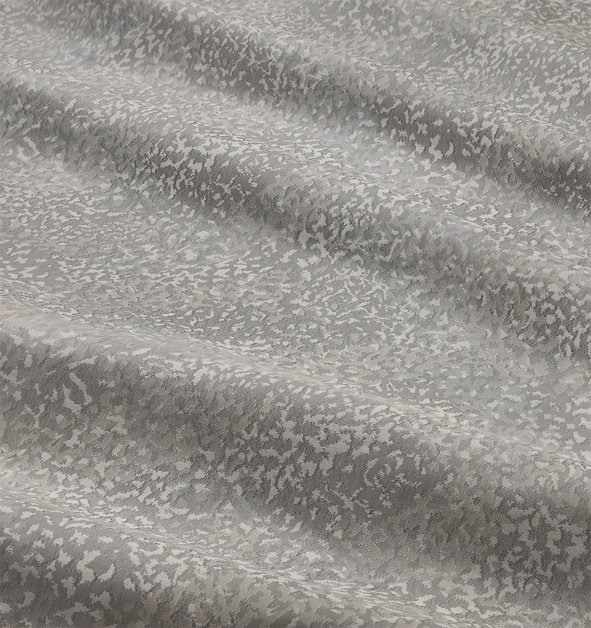 Sferra Bione Grey Queen Duvet Textured Pattern Cotton Sateen Jacquard Italy NEW7