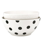 Kate Spade NY Large Mixing Bowl Set 2PC  All In Good Taste Deco Dot Lenox NEW1