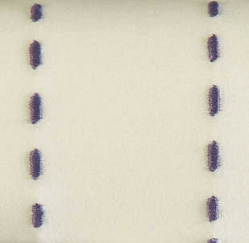 Sferra P Som Ivory Queen Flat Sheet Lilic Pick Stitch Egyptian Cotton Italy NEW3