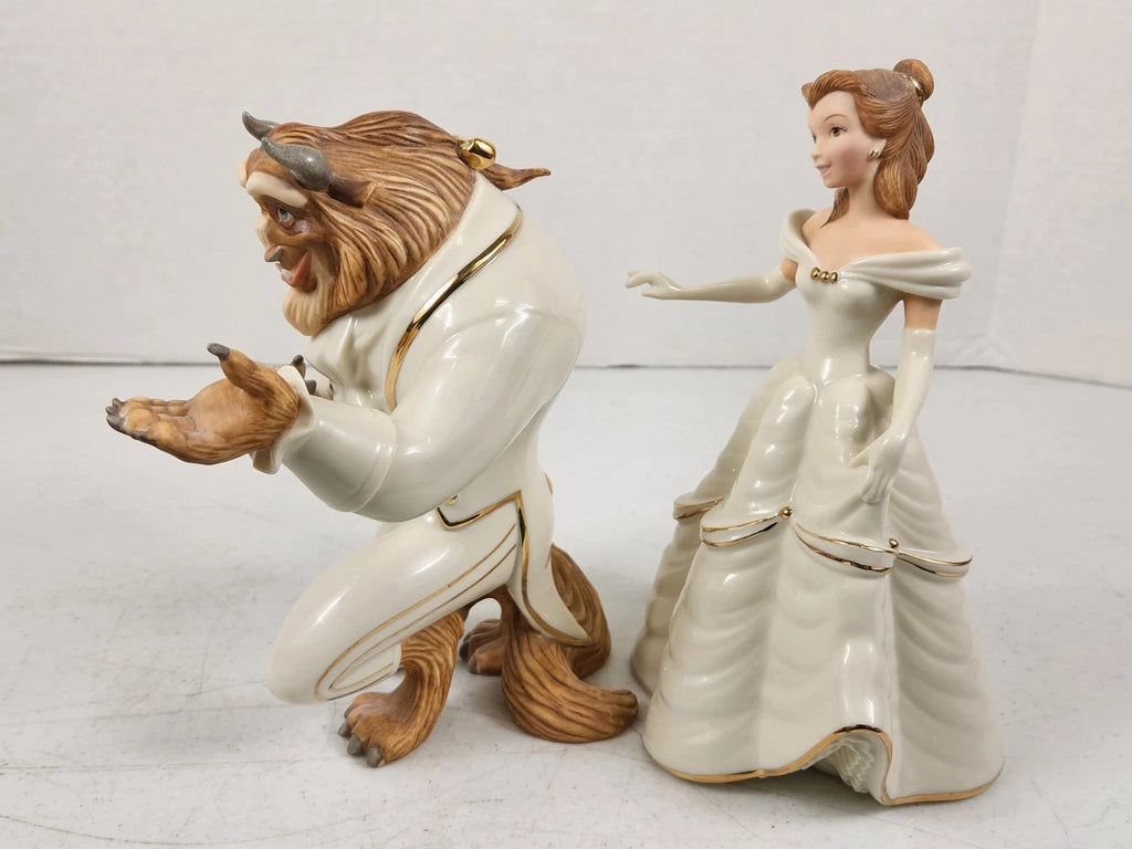 Lenox Disney Beauty and The Beast Figurines Set Belle My Hand Heart Is Yours NEW6
