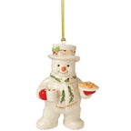 Lenox 2022 Snowman Figurine Ornament Annual Treats Cookies Cocoa Christmas NEW2