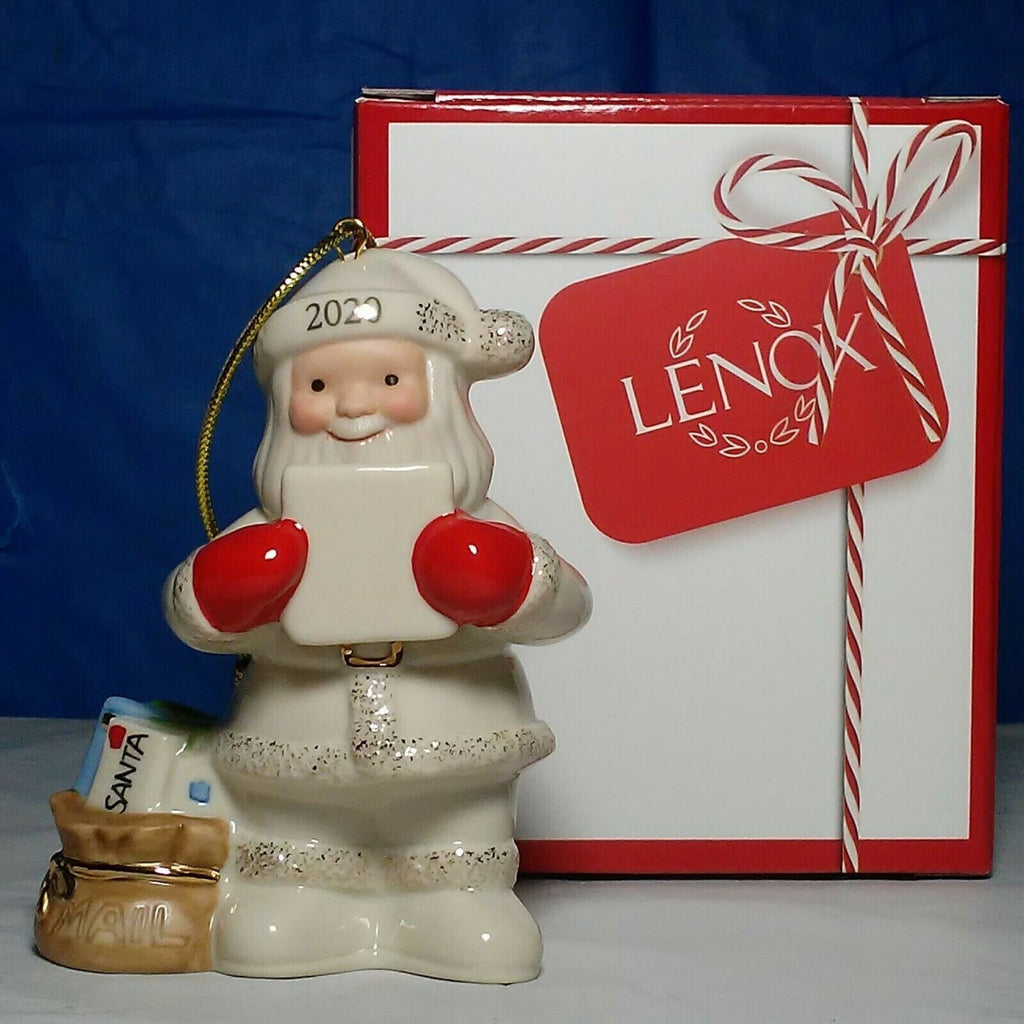 Lenox 2020 Letters to Santa Figurine Ornament Annual Mail Pouch Christmas LE NEW4