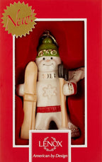 Lenox 2016 Gingerbread Man Ornament Figurine Downhill Ski Delight Christmas NEW4