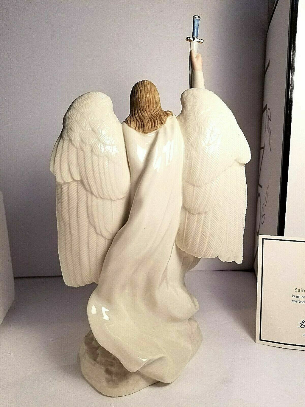 Lenox Saint Michael The Archangel Figurine Angel St George Military Police NEW1