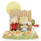 Lenox Peanuts Halloween The Great Pumpkin Figurine Scared Linus Lucy Snoopy NEW2