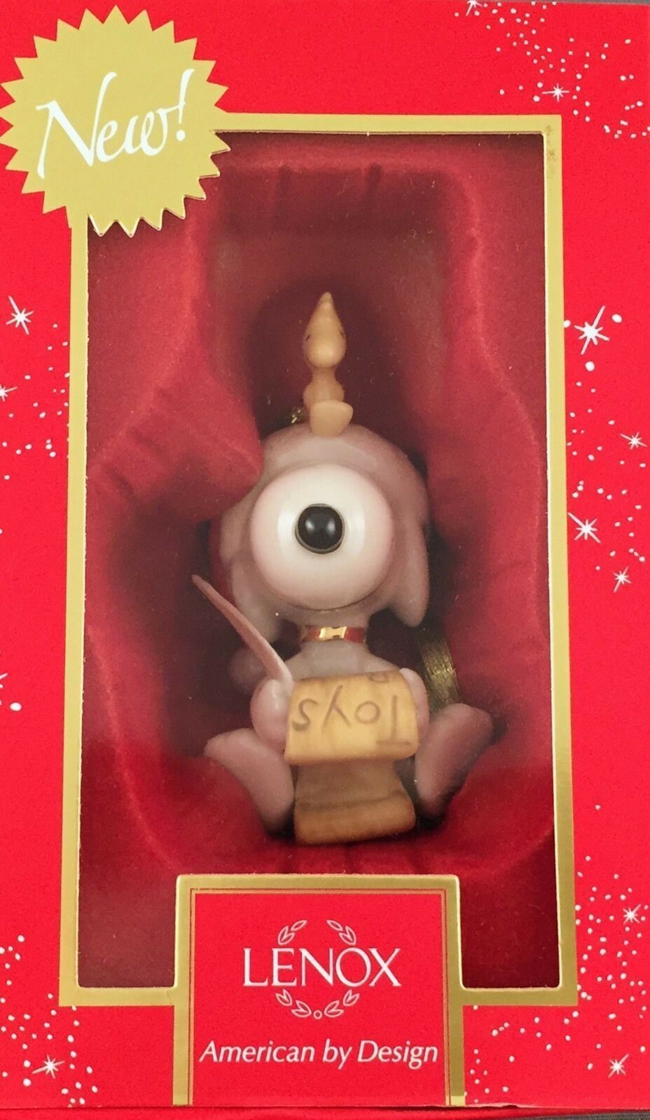 Lenox Peanuts Snoopy's List For Santa Figurine Ornament Woodstock Christmas NEW3