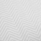 Sferra Illura Grey Standard Sham Chevron Print 100% Cotton Jacquard Italy NEW6