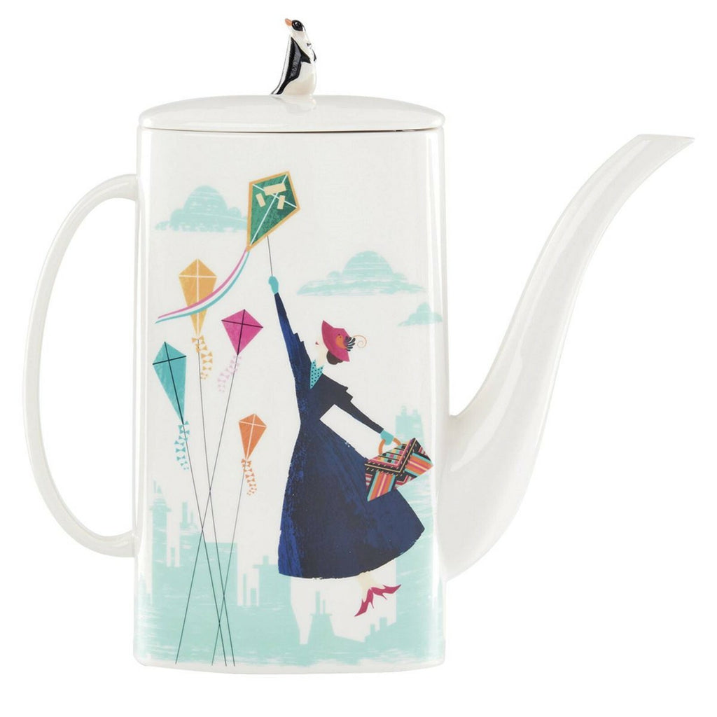 Lenox Disney Mary Poppins  Returns Teapot & Lid Kite Umbrella Penguin 1.5 QT NEW1