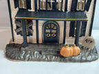Lenox Halloween Lighted Haunted House Figurine Black Cat Pumpkin Owl Vintage NEW5