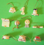 Lenox Graduation Miniature Tree Ornaments Set Of 10 Diploma Cap Owl Award NEW4