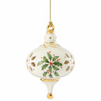 Lenox 2015 Holiday Pierced Ornament  Annual Holly Berries Christmas NEW IN BOX0