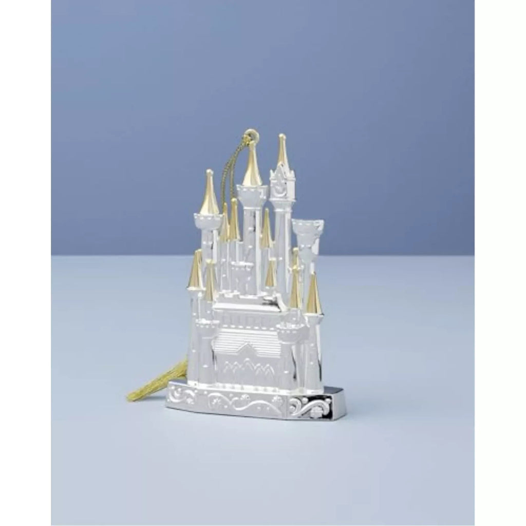 Lenox Disney 2024 Princess Cinderella's Castle Ornament Silver Christmas NEW10