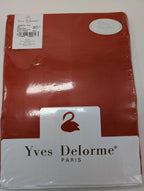Yves Delorme Triomphe Orange Queen Sheet Set 4PC 100% Egyptian Cotton Sateen NEW2