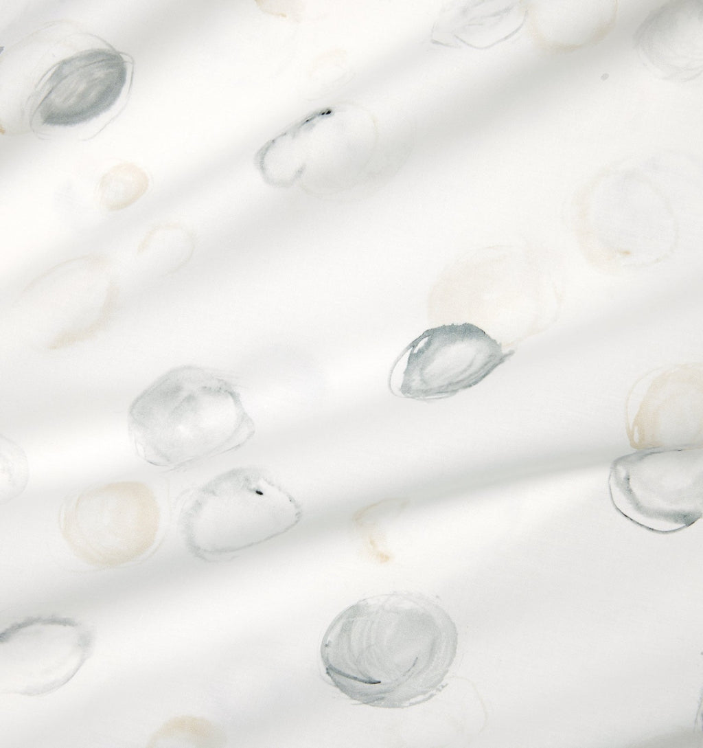 Sferra Punti Platinum Standard Sham Grey Taupe Dots Cotton Percale  Italy NEW7