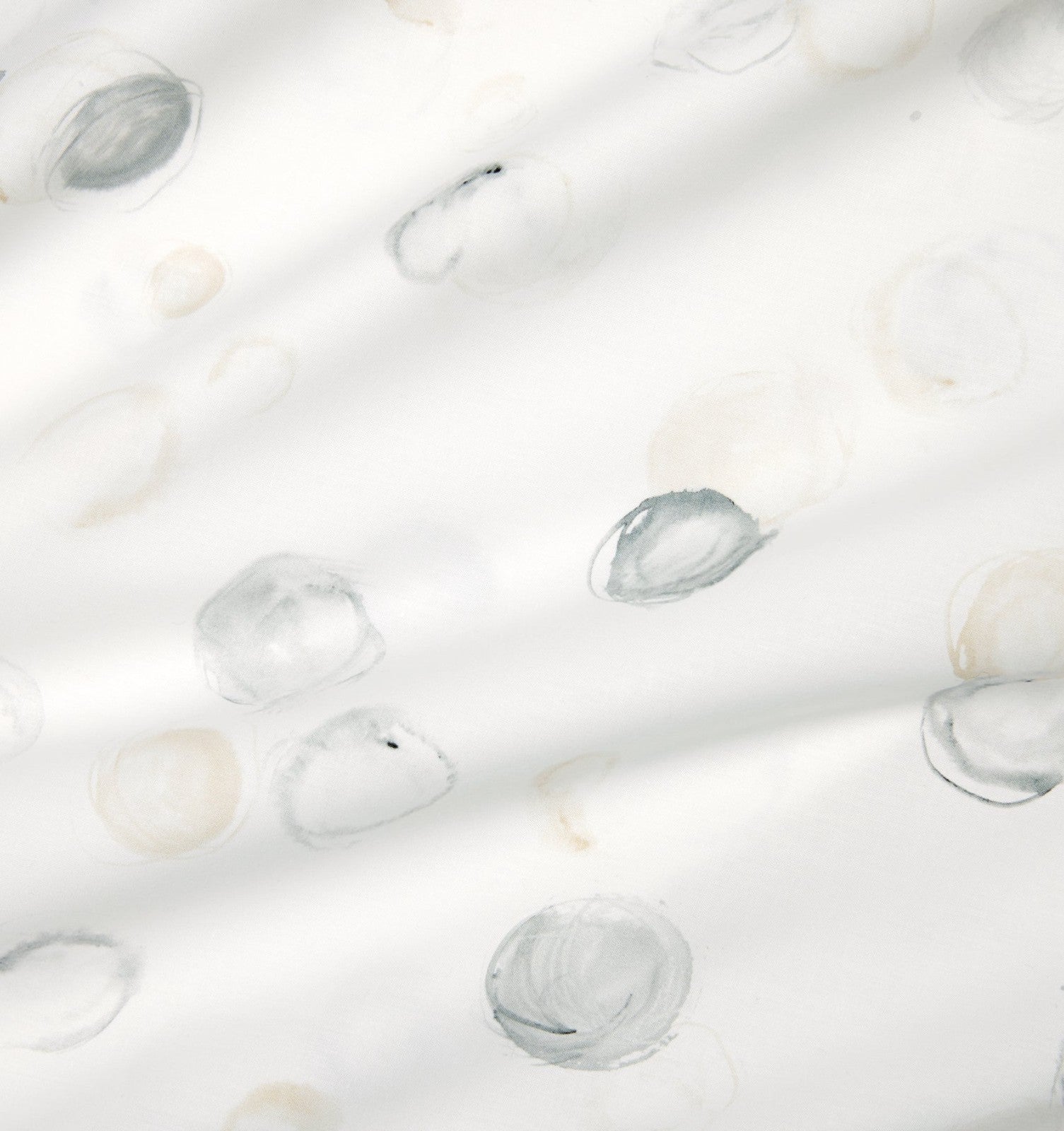 Sferra Punti Platinum Standard Sham Grey Taupe Dots Cotton Percale  Italy NEW7