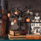 Lenox Black Miniature Ornament Tree Matte Finish Halloween Autumn 13 1/2" NEW3