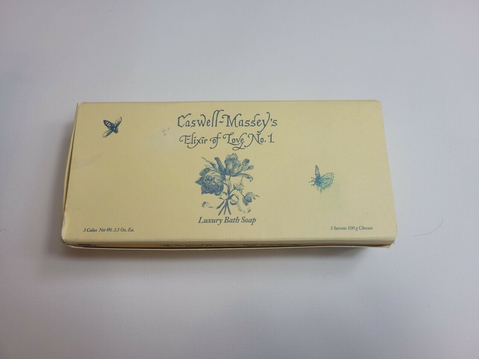 Caswell Massey Elixir of Love No. 1 Luxury Bath Soap 3 Bars 3.5 oz Each Gift NEW8