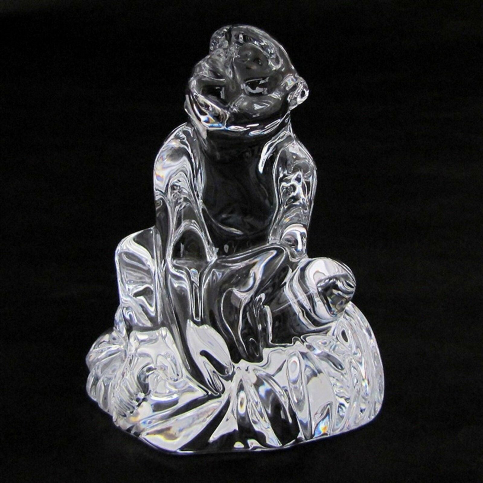 Baccarat Crystal Zodiac Monkey Figurine 2016 Chinese Paperweight Gift France NEW2