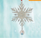 Lenox Disney Frozen Queen Elsa's Snowflake Ornament Silver Cameo Christmas NEW0