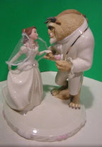 Lenox Disney Belle's Wedding Dreams Figurine Cake Topper Beauty & The Beast  NEW12