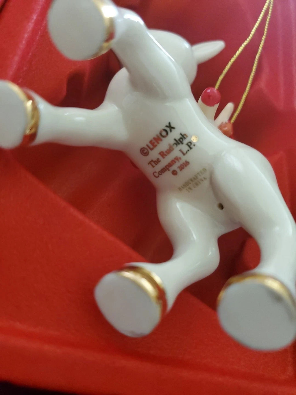 Lenox 2016 Rudolph & Doll Figurine Ornament Annual Nosed Reindeer Christmas NEW10