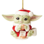 Lenox Disney Grogu Ornament Figurine Eating Cookie Star Wars  Christmas NEW8
