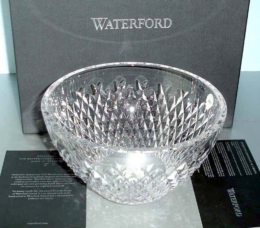 Waterford Crystal Alana 8" Bowl Master Craft  #40034938 Ireland Gift NEW IN BOX5
