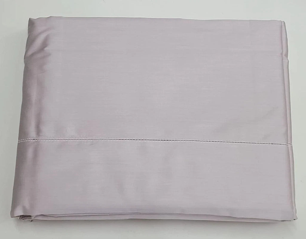 Sferra Corda Pink King Sheet Set 4PC Hematite 100% Cotton Sateen Silky Italy NEW0