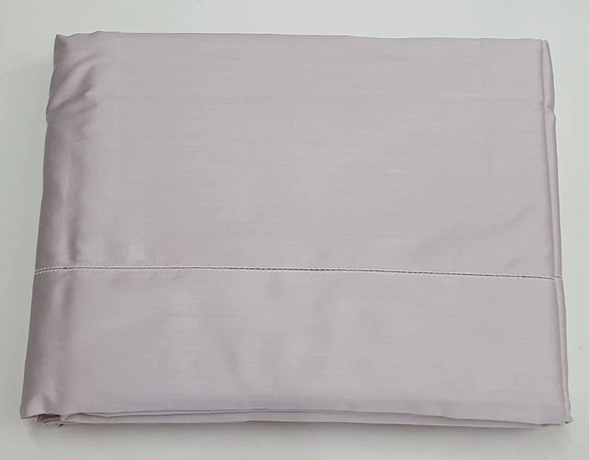 Sferra Corda Pink King Sheet Set 4PC Hematite 100% Cotton Sateen Silky Italy NEW0