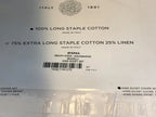 Sferra Modelli Aquamarine King Duvet Set 3PC Cotton Jacquard Reverses Italy NEW14