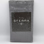 Sferra Squire Grey Tablecloth & 16 Napkins Diamond Pique 70"X126" Easy Care NEW13