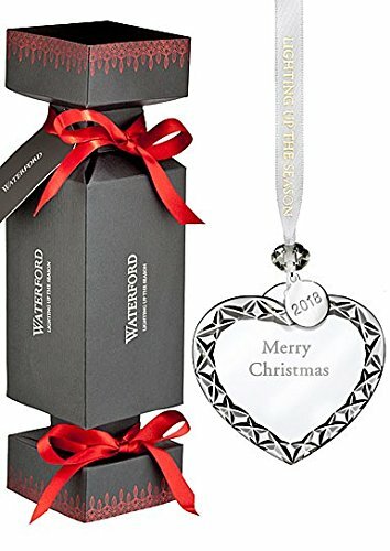 Waterford Crystal Cracker Heart Ornament 2018 5th Ed #4003091 NEW IN BOX Holiday0