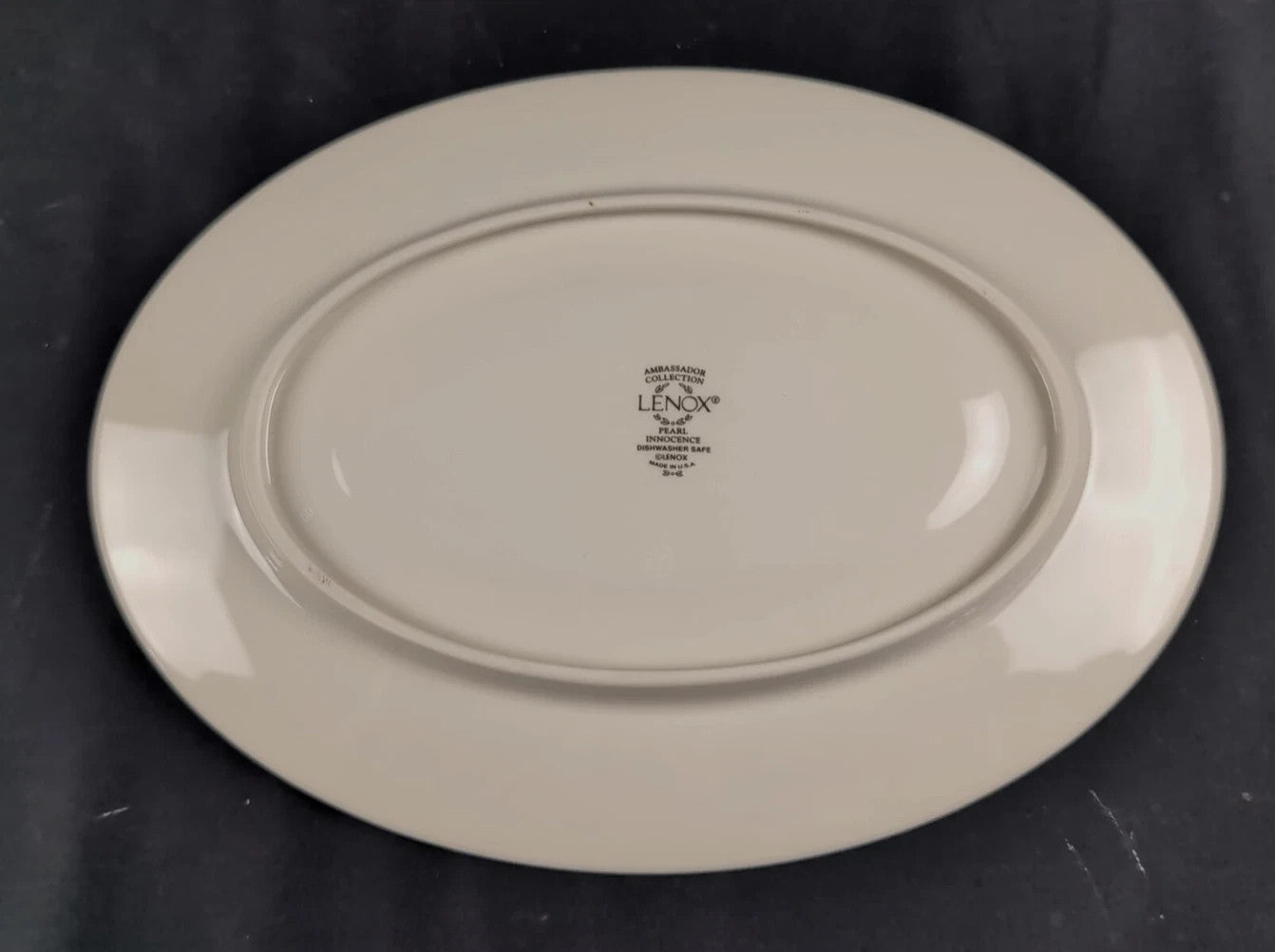 Lenox Pearl Innocence Gravy Boat & Stand Sauce 2PC Platinum Enamel USA NEW BOXED12