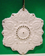 Lenox 125th Anniversary Snowflake Ornament 2014 Ivory High Relief Christmas NEW5