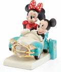 Lenox Disney Mickey & Minnie's Vintage Car Figurine Joy Ride Mouse Showcase NEW0