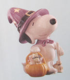Lenox Peanuts Halloween Witch Snoopy Figurine  Woodstock Bewitching Treats  NEW4