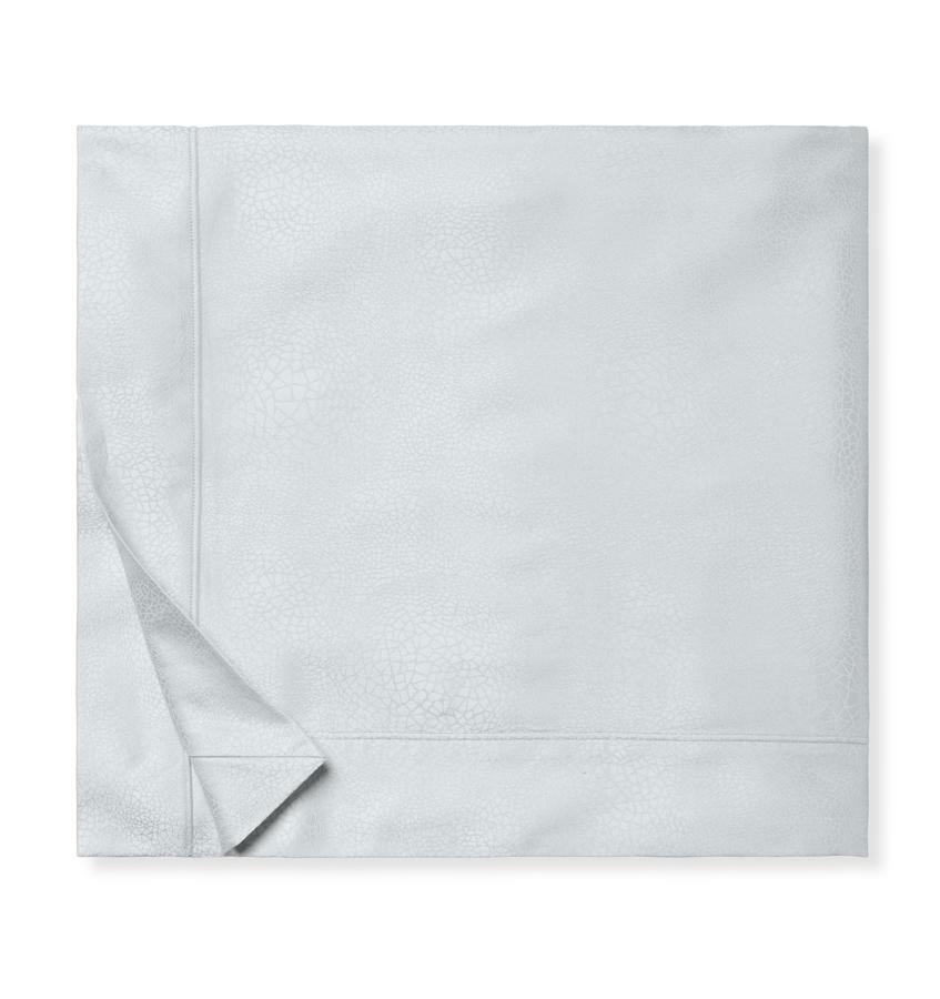 Sferra Idetta Ice Standard Sham Mosaic Design Jacquard Cotton Sateen Italy NEW3