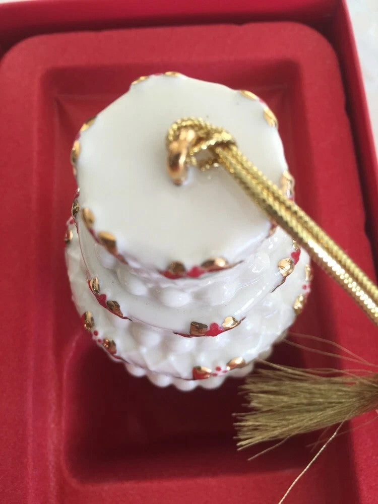 Lenox 2014 Wedding Cake Ornament Our 1st First Christmas Together Gift NEW6