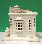 Lenox Mistletoe Park Lighted Flower Shop Figurine Village Treasure Christmas NEW4