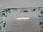 Sferra Duchesse Blue Queen Duvet Set 3PC Floral Cotton Print Reverses Italy NEW18