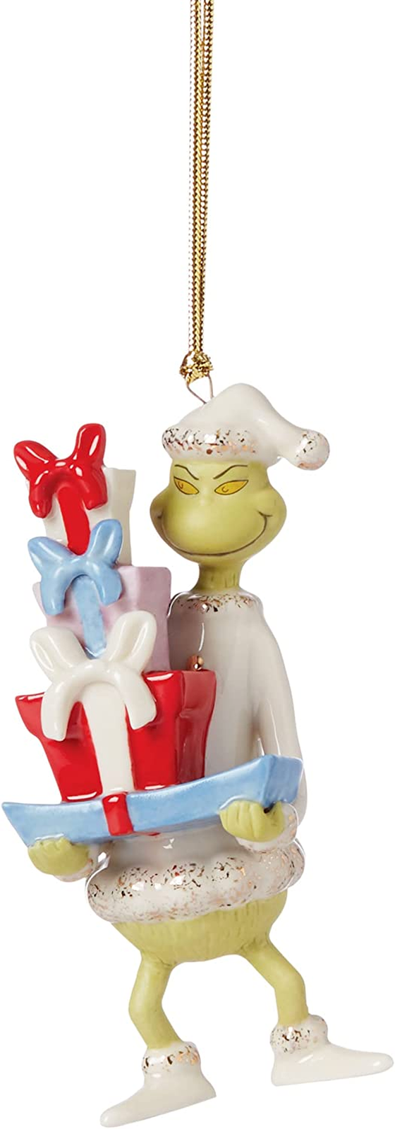 Lenox Grinch With All The Gifts Figurine Ornament Dr. Seuss Stole Christmas NEW0
