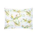 Yves Delorme Lucine King Duvet Set 3PC Floral Print Reversible Lace Finish NEW3
