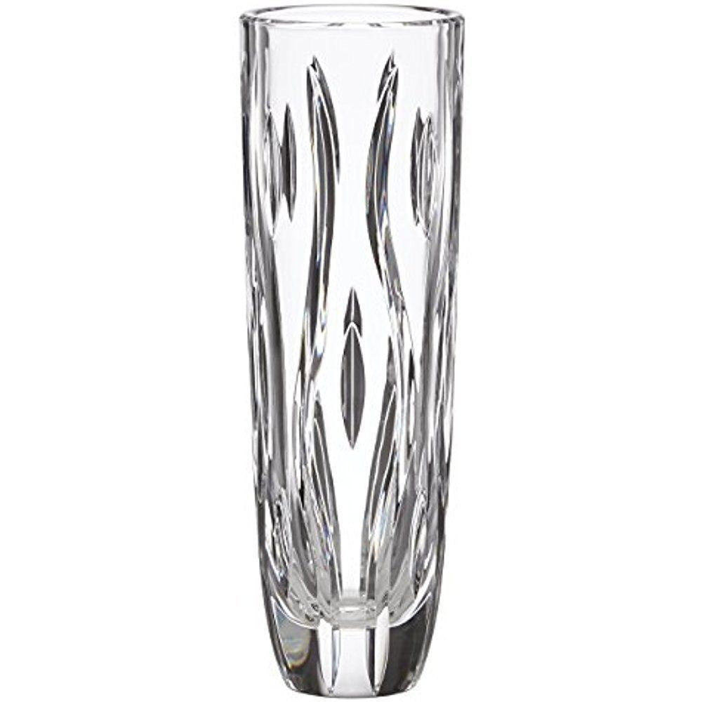 Lenox Irish Spring Crystal Darcy Bud Vase Flower Hand Cut 8.5" Ireland Gift NEW8